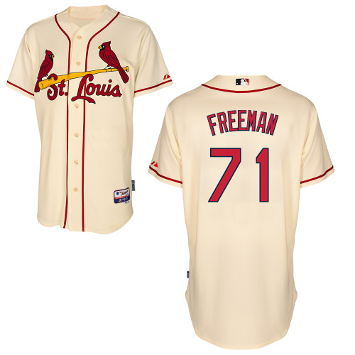 Sam Freeman #71 MLB Jersey-St Louis Cardinals Men's Authentic Alternate Cool Base Baseball Jersey